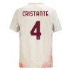 Virallinen Fanipaita AS Roma Cristante 4 Vieraspelipaita 2024-25 - Miesten